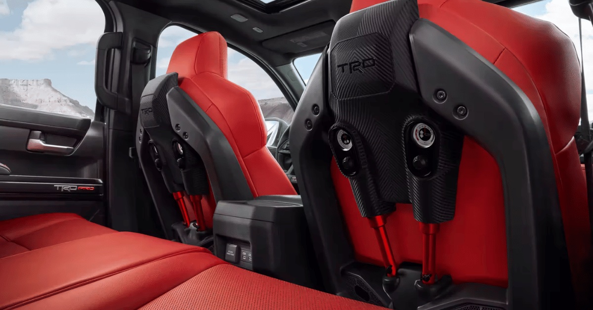 ISO Dynamic Performance Seats in the 2024 Toyota Tacoma