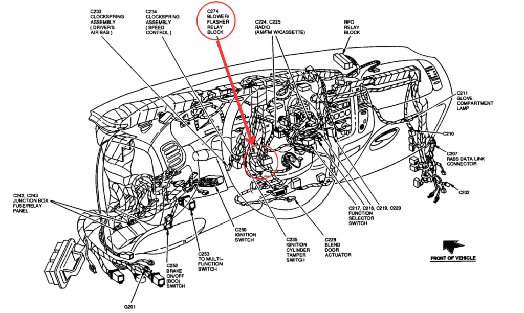 image of ford f150 from 2003 to 1997 wiring diagram to showcase the blower motor relay location 