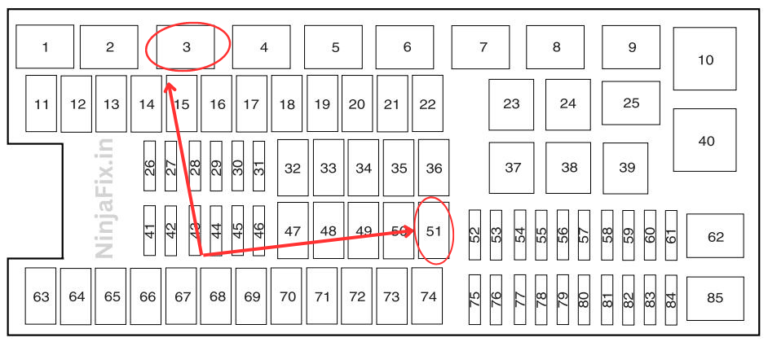 2009 Ford F-150 Blower Motor Fuse and Relay Location