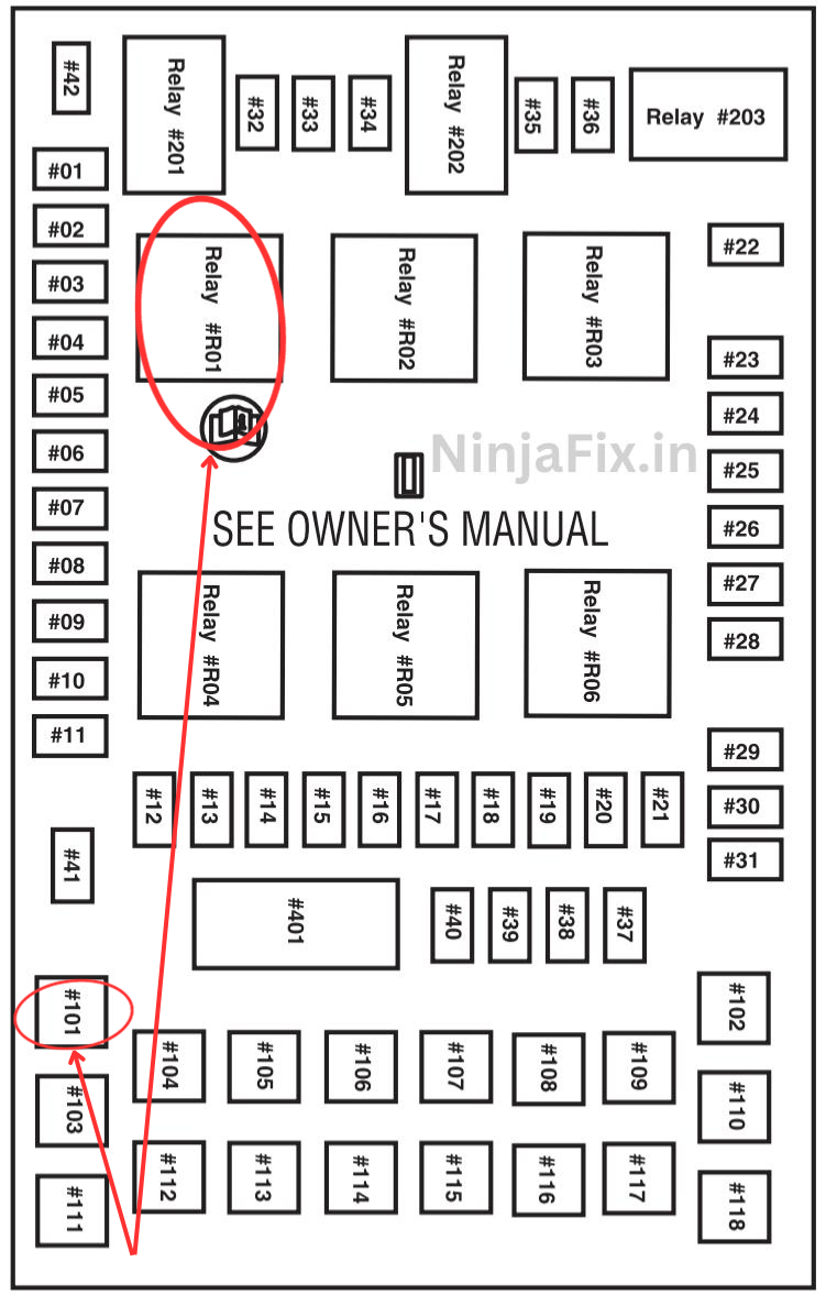 2004 Ford F-150 Starter Relay And Fuse Location