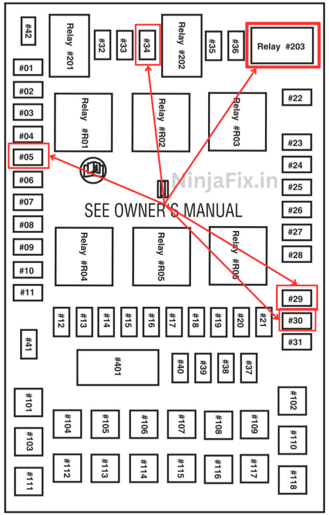 2006 Ford F150 PCM Fuse and Relay Location Ninja Fix