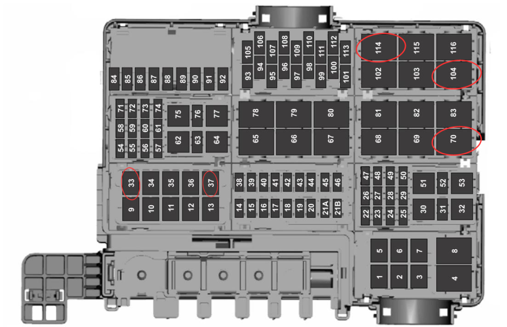 2015 Ford F 150 Cooling Fan Fuse And Relay Location