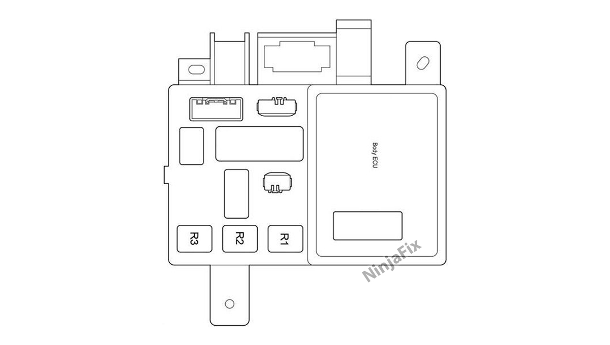 2007 Toyota Fuse Box Diagram and Location Ninja Fix