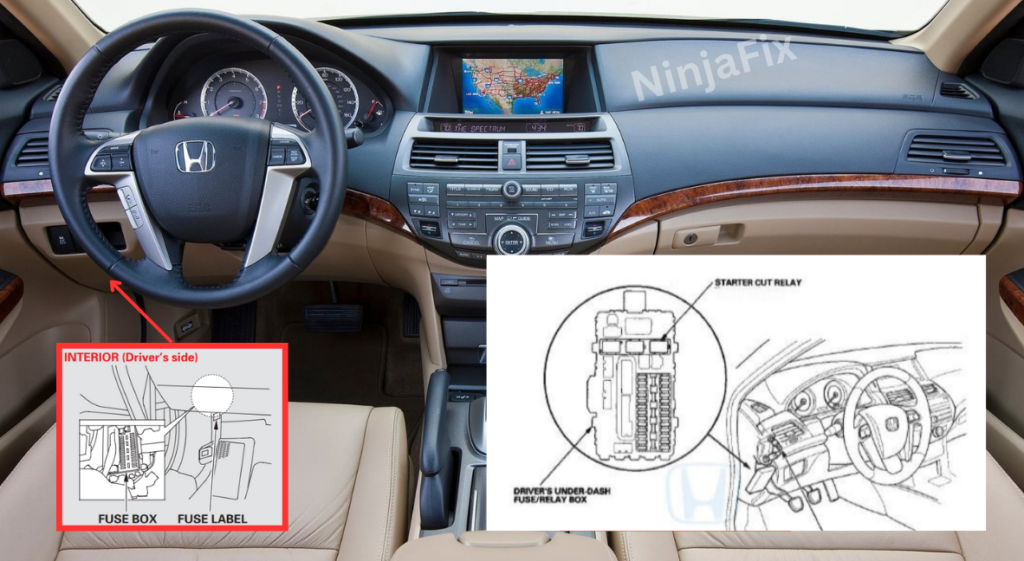 2008 Honda Accord Starter Relay And Fuse Location - Ninja Fix