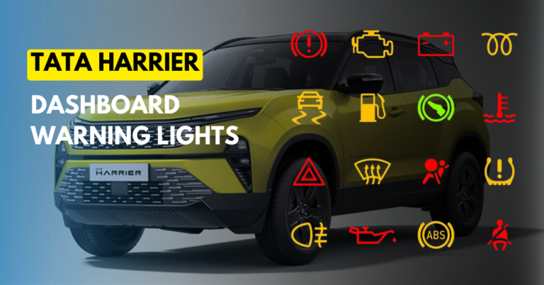 Tata Harrier Instrument Cluster Symbols : Warning Lights