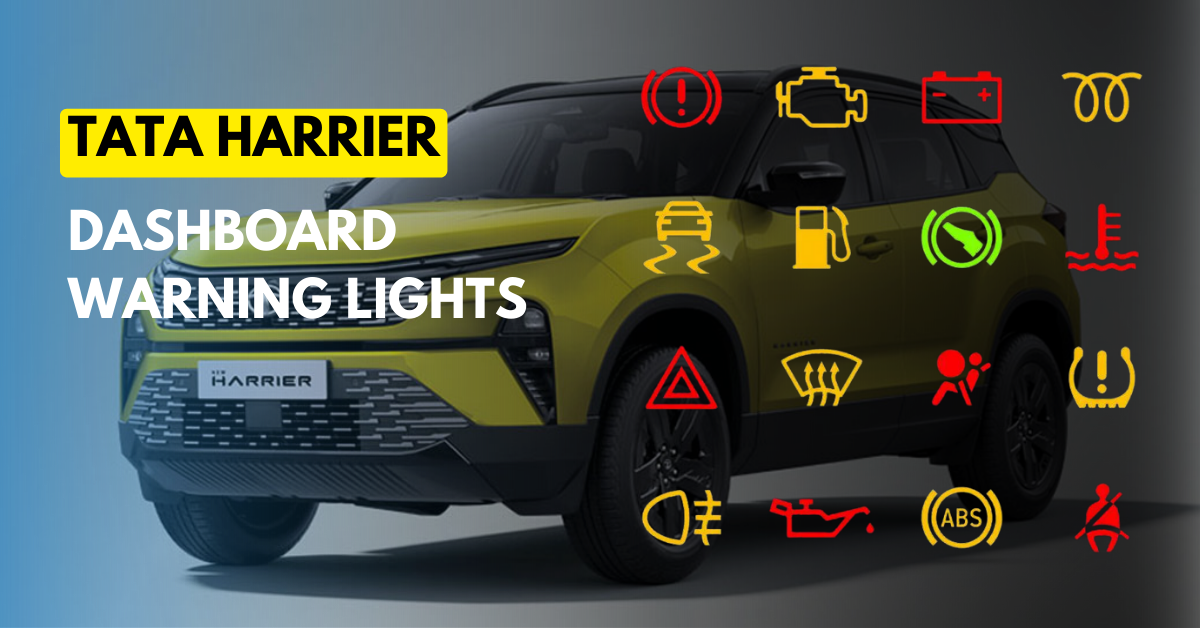 Tata Harrier Instrument Cluster Symbols Warning Lights Ninja Fix