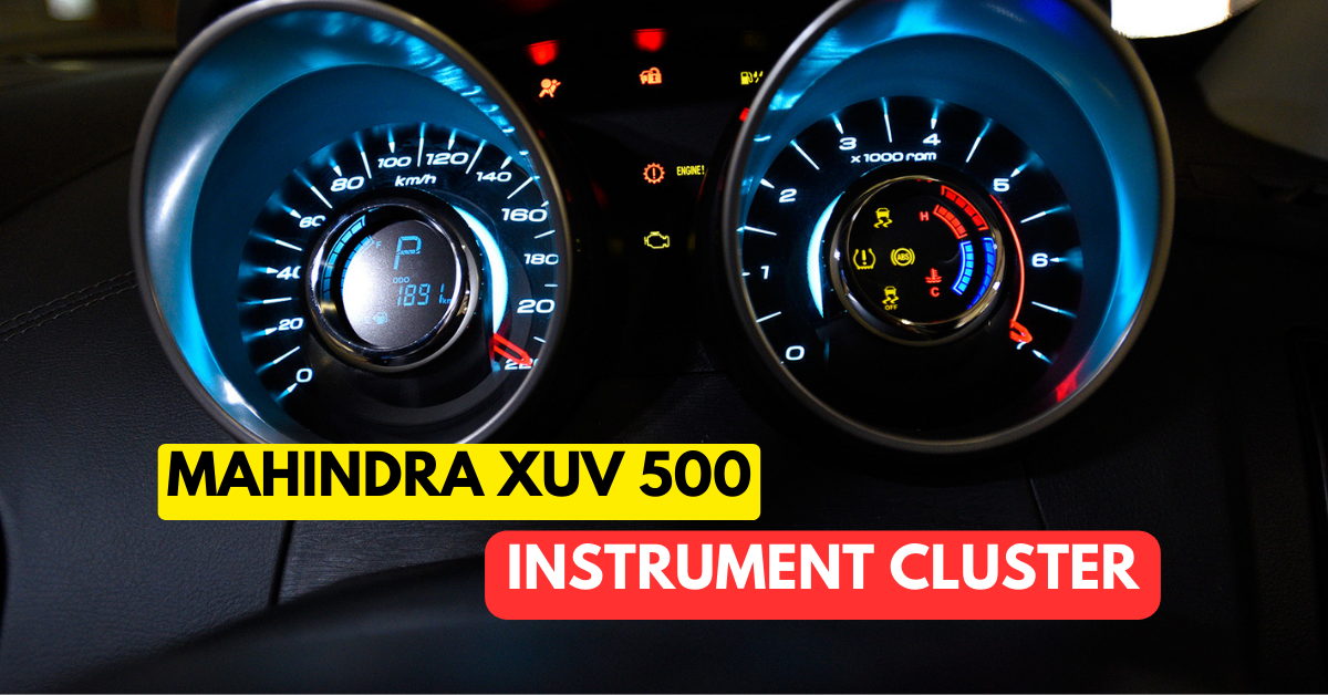 Mahindra XUV 500 Instrument Cluster Symbols : Warning Lights