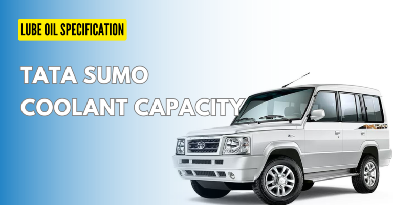 What is Tata Sumo Coolant Capacity & Grade?