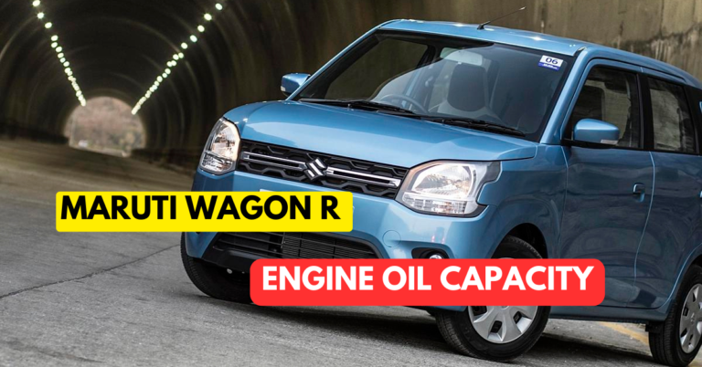 Maruti Suzuki Wagon R Engine Oil Capacity